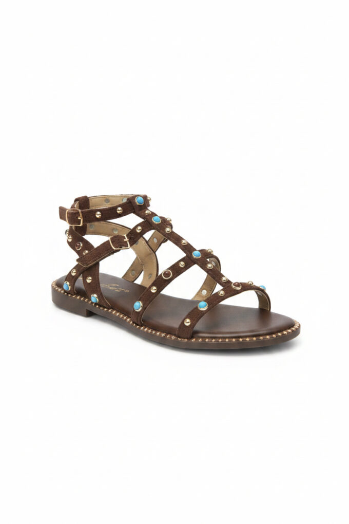 Sandalias Tiras Bolas