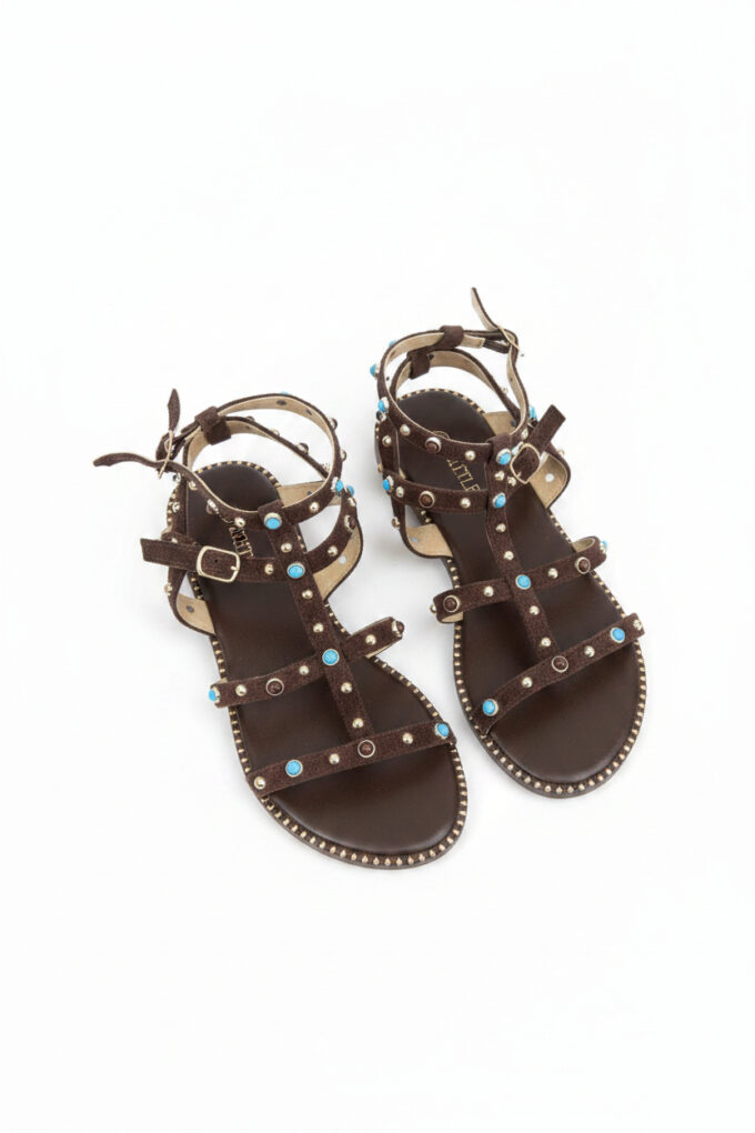 Sandalias Tiras Bolas