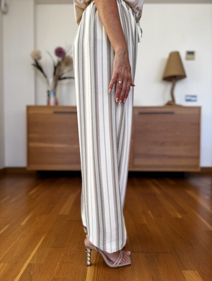 Pantalon Patente Rayas