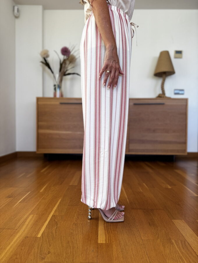 Pantalon Patente Rayas