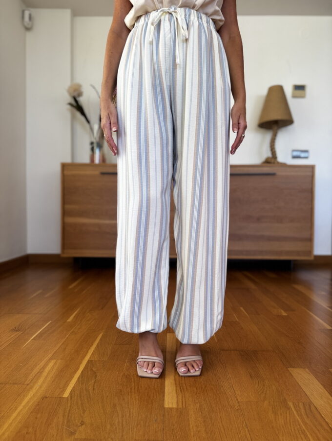 Pantalon Patente Rayas