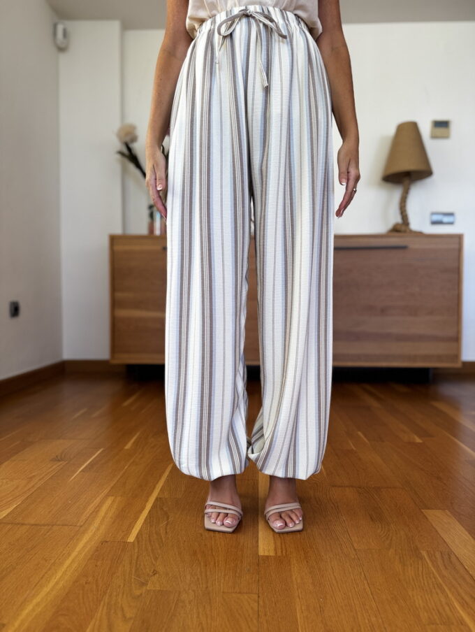 Pantalon Patente Rayas