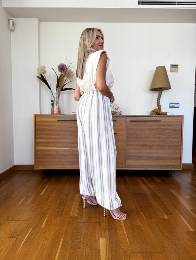 Pantalon Patente Rayas