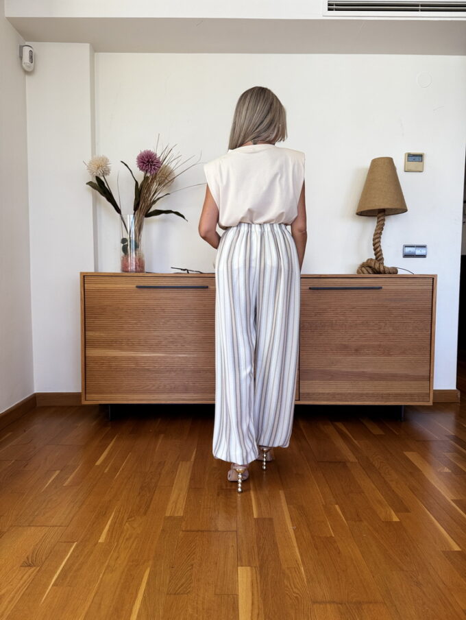 Pantalon Patente Rayas
