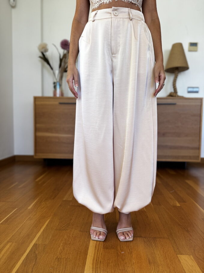 Pantalon Raso Bajo Botones