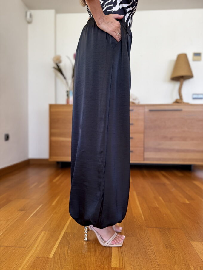 Pantalon Raso Bajo Botones