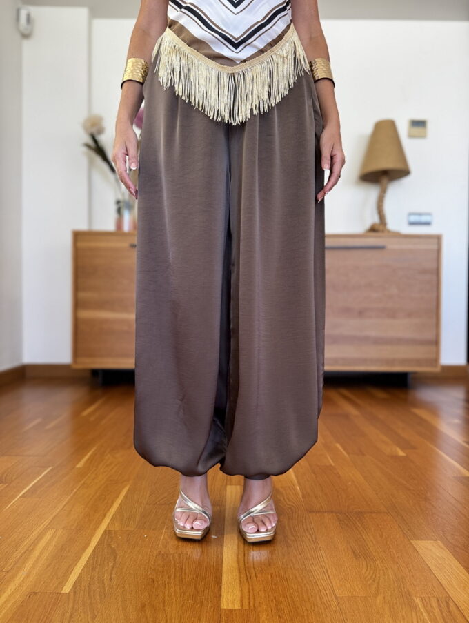 Pantalon Raso Bajo Botones