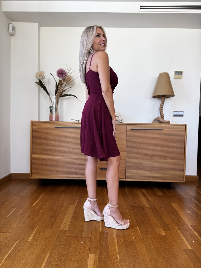 Vestido Acanalado Cascos - Imagen 3