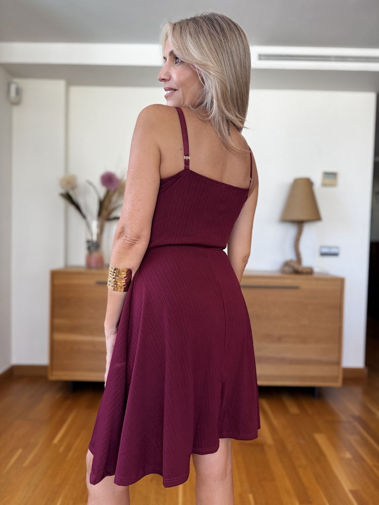 Vestido Acanalado Cascos - Imagen 5