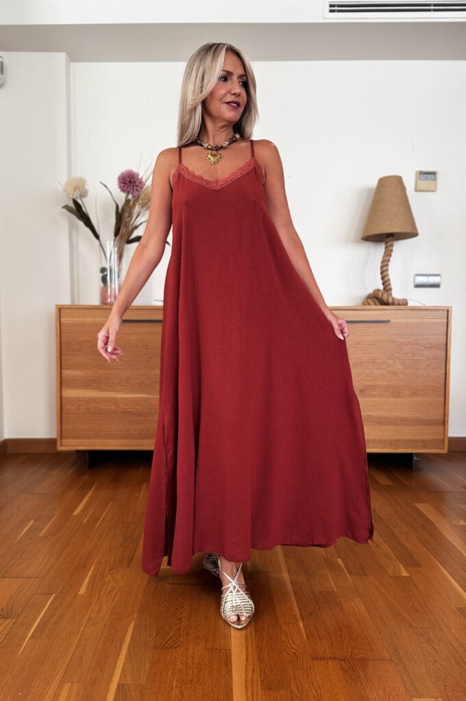 Vestido Lencero Largo