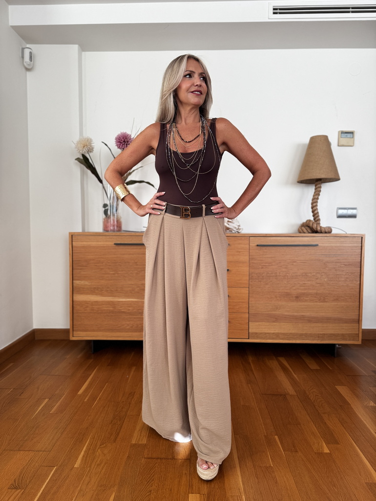 Pantalon Pinzas Cinturón - Imagen 2