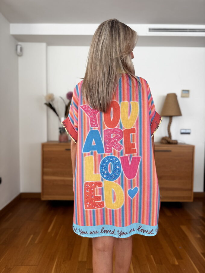 Camisa Lino Estampada
