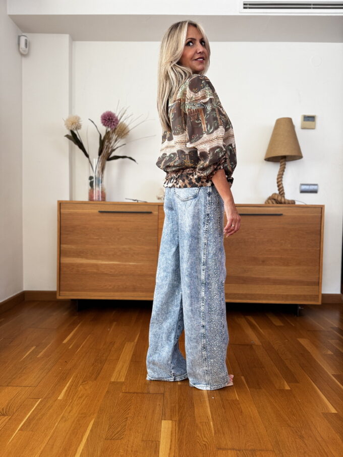 Bomber Gasa Estampada
