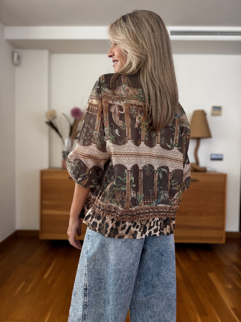 Bomber Gasa Estampada - Imagen 5
