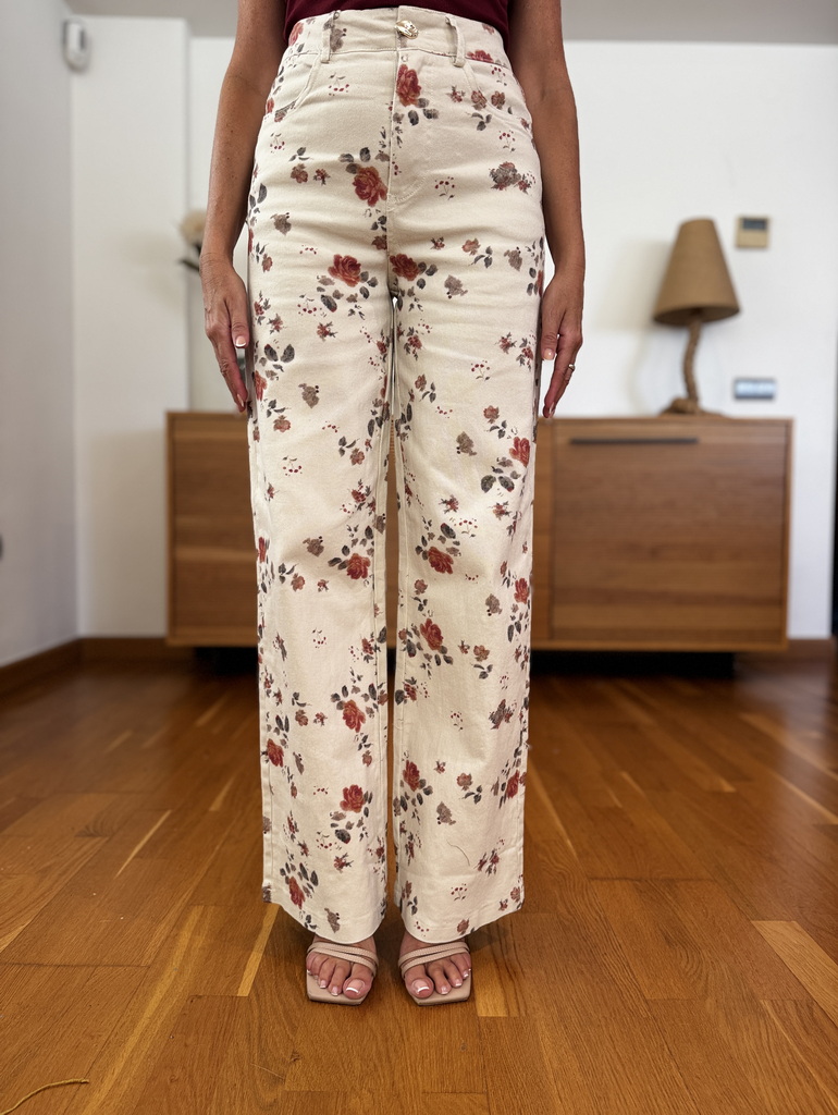 Vaquero Recto Estampado - Imagen 4