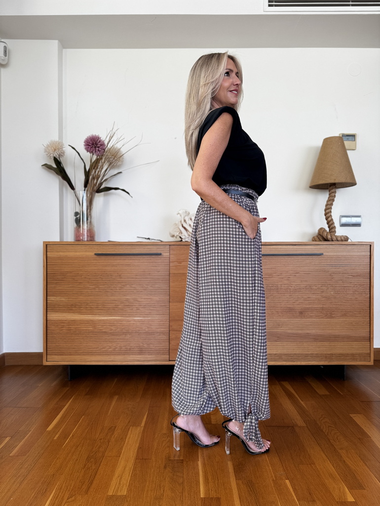 Pantalon Estampado Bajo Lazada - Imagen 2