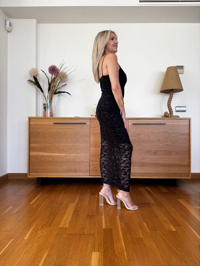 Vestido Largo Encaje