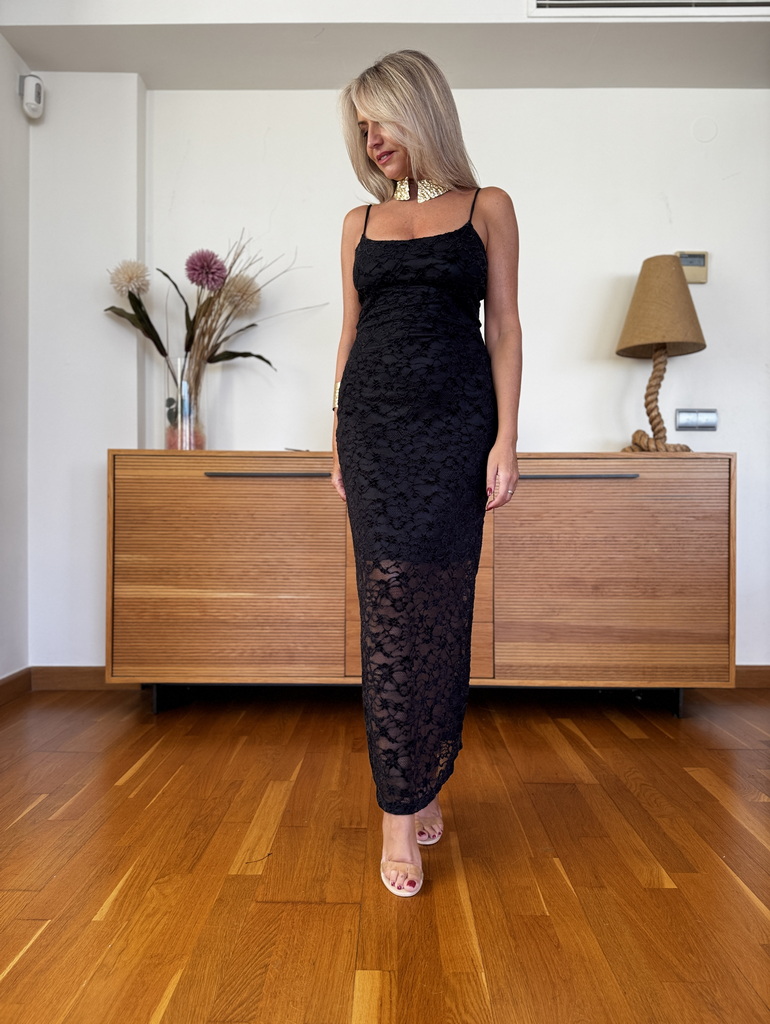 Vestido Largo Encaje - Imagen 10