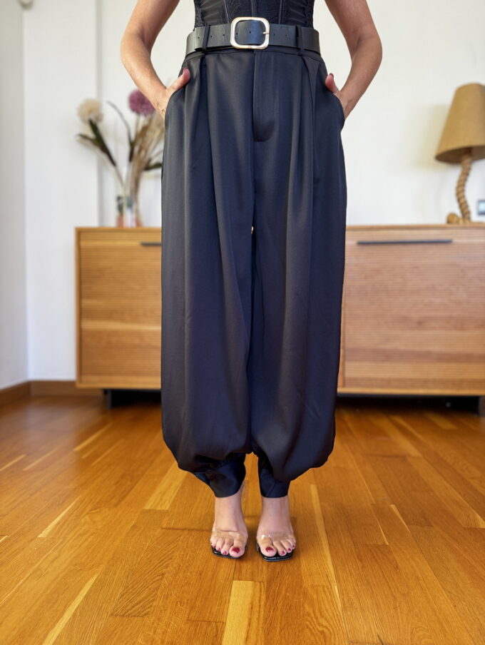 Pantalon Cinturón Bajo Botón