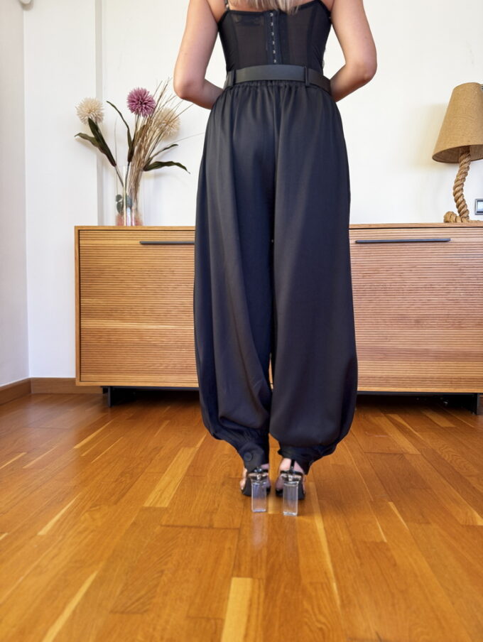 Pantalon Cinturón Bajo Botón