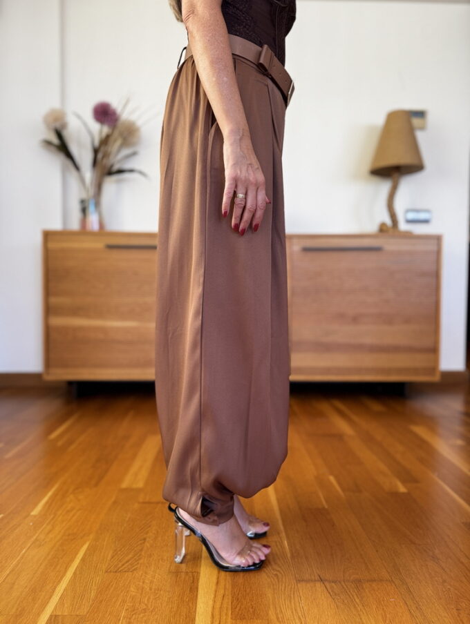 Pantalon Cinturón Bajo Botón