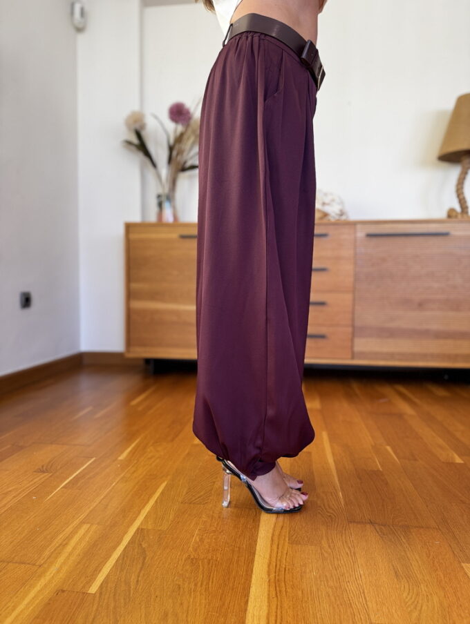 Pantalon Cinturón Bajo Botón