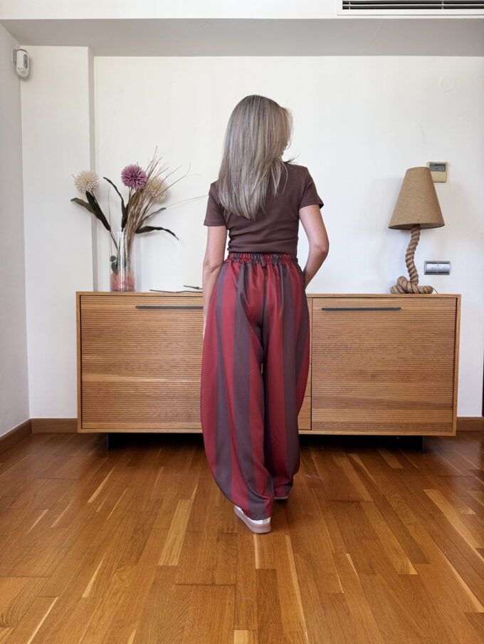 Pantalon Balloon Bicolor