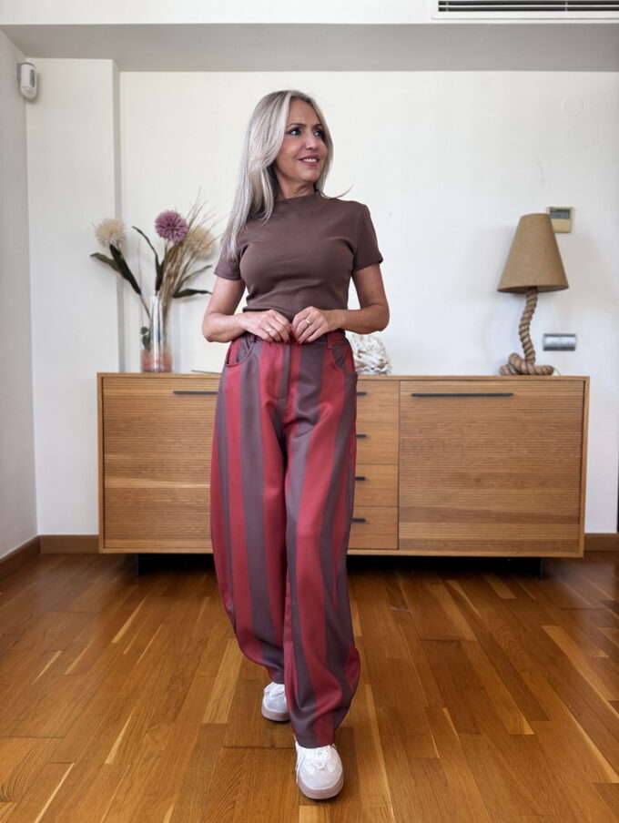 Pantalon Balloon Bicolor