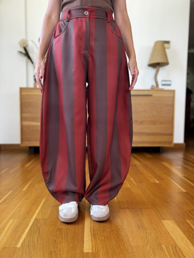 Pantalon Balloon Bicolor