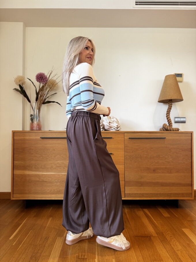 Pantalon Bajo Botón
