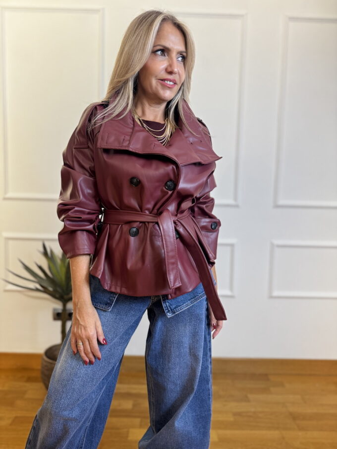 Gabardina Corta Polipiel