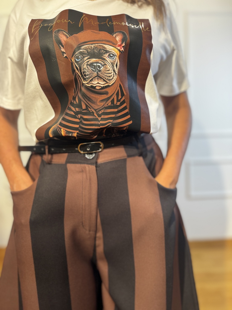 Camiseta Estampado Bonjour - Imagen 4