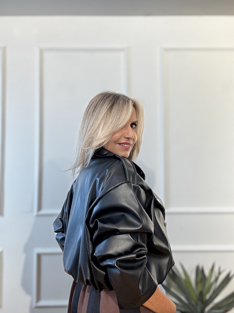 Chaqueta Bomber Polipiel - Imagen 4