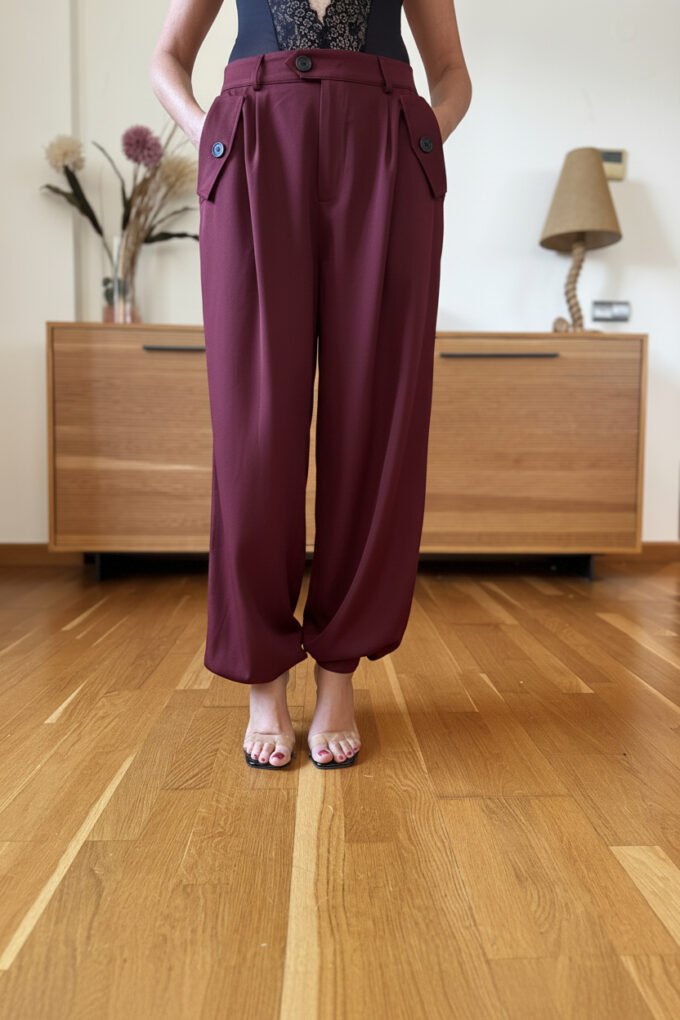 Pantalon Bajo Botón