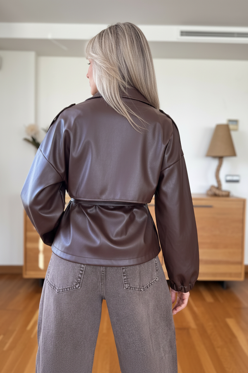 Gabardina Corta Polipiel - Imagen 8