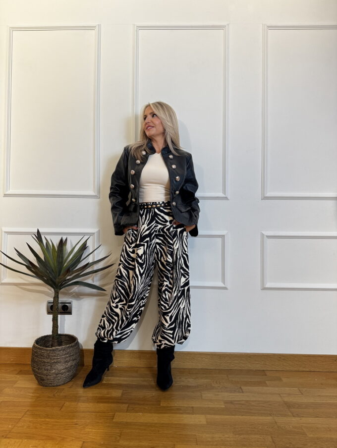 Pantalon Pinzas Print