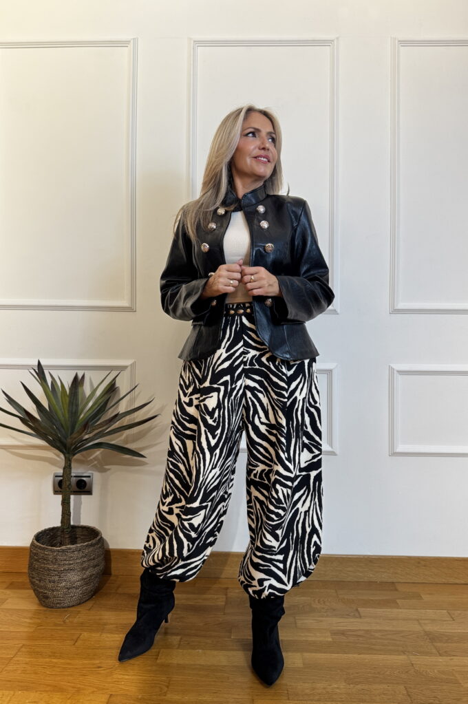 Pantalon Pinzas Print
