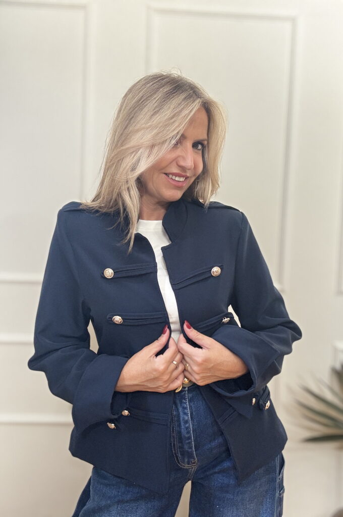 Chaqueta French Botones