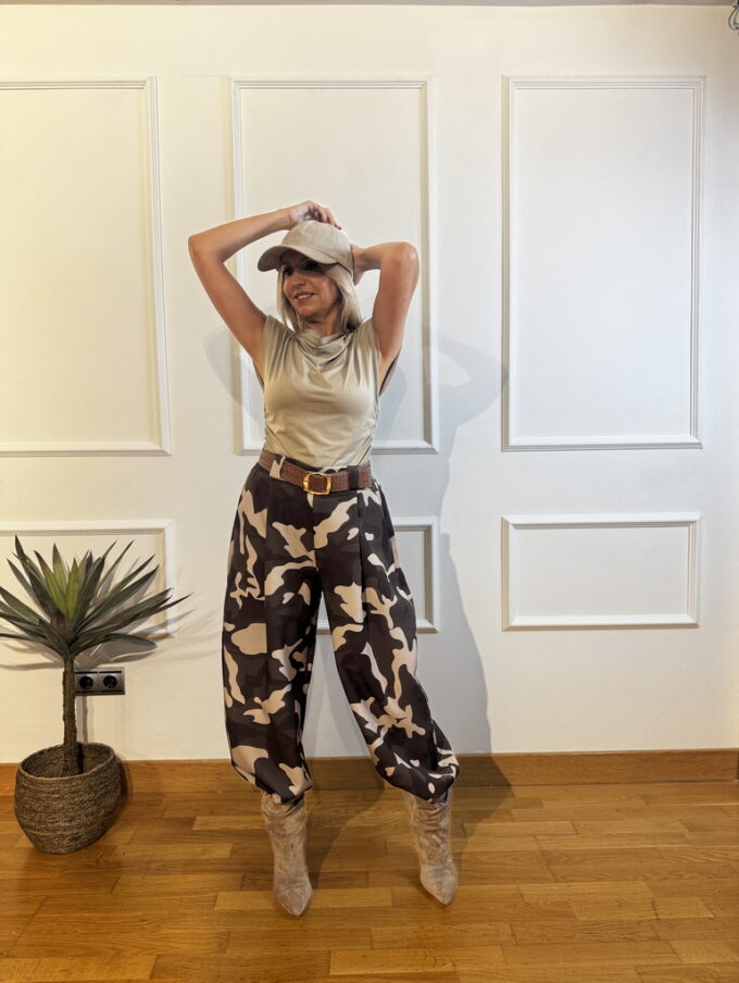 Pantalon Balloon Cinturón