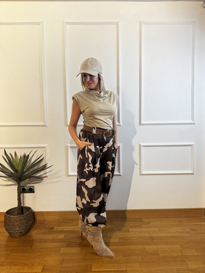 Pantalon Balloon Cinturón