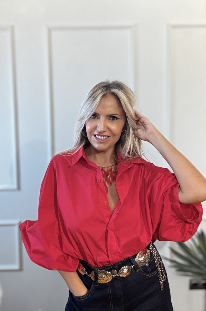 Camisa Bait - Única, Rojo