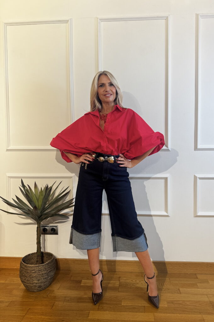 Vaquero Capri Dobladillo