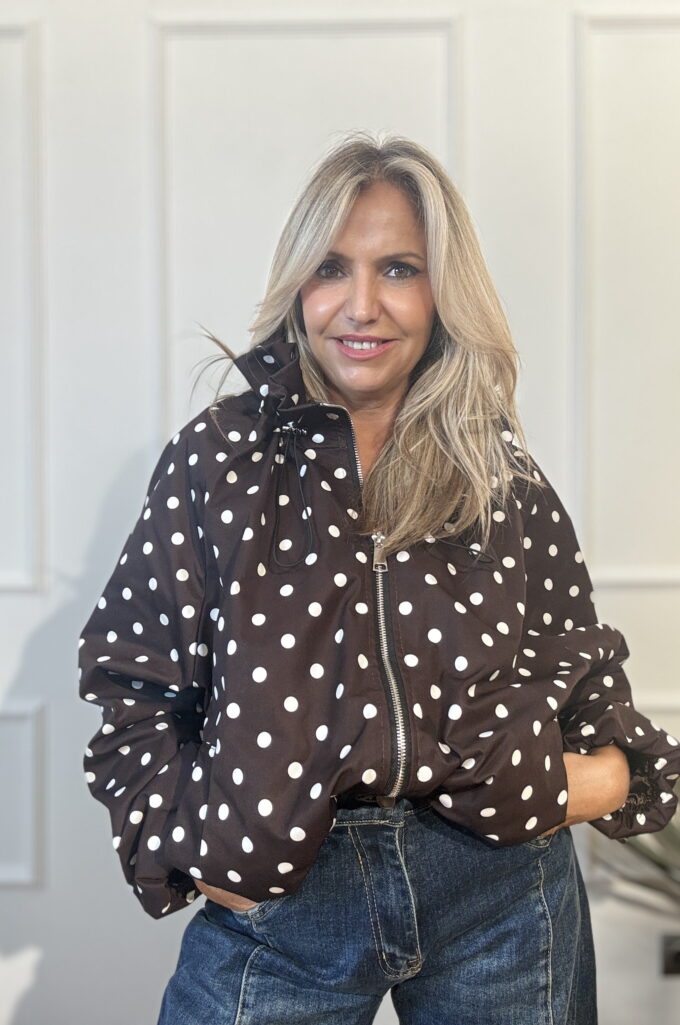 Cazadora Bomber Estampada