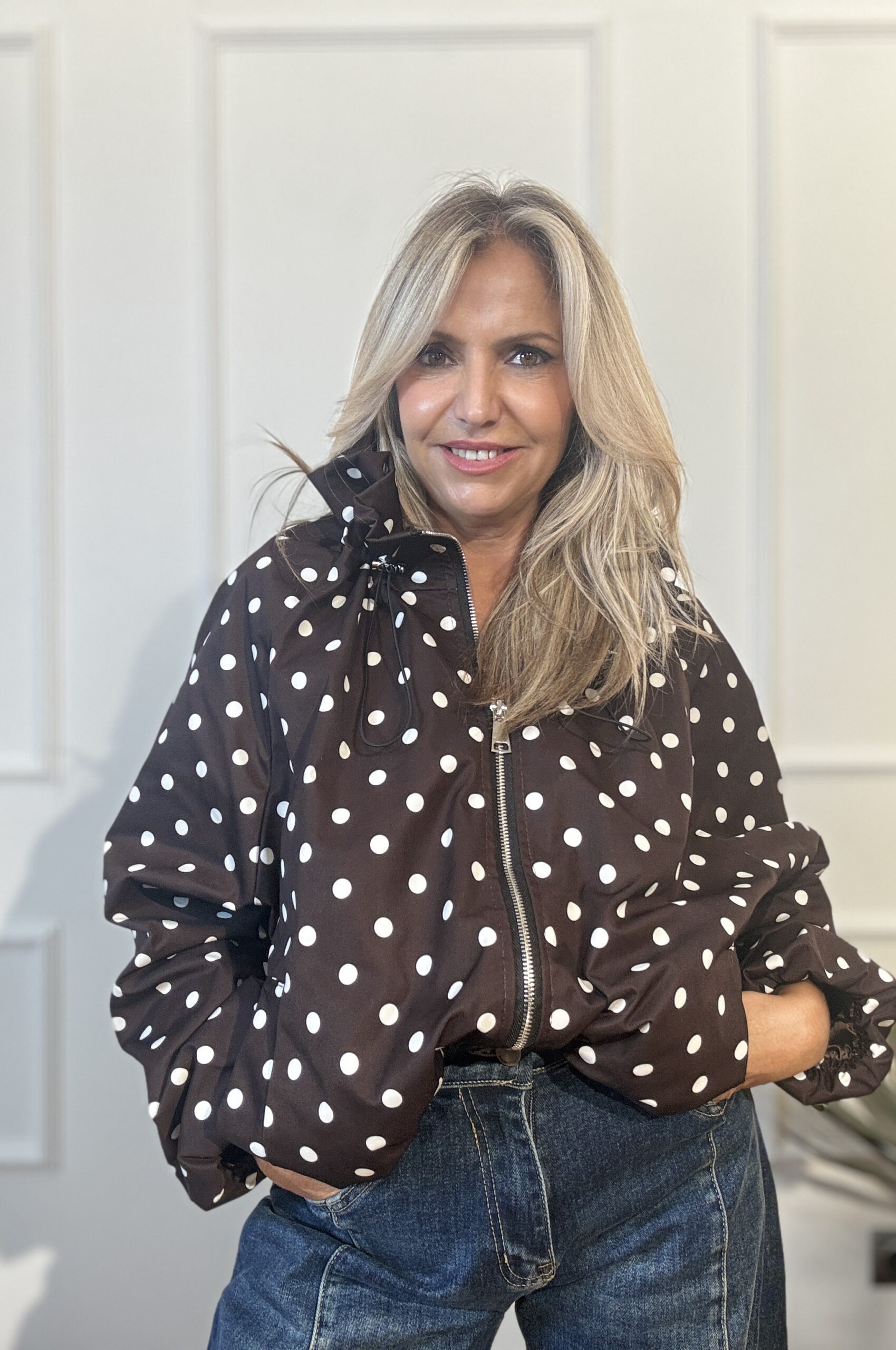 Cazadora Bomber Estampada