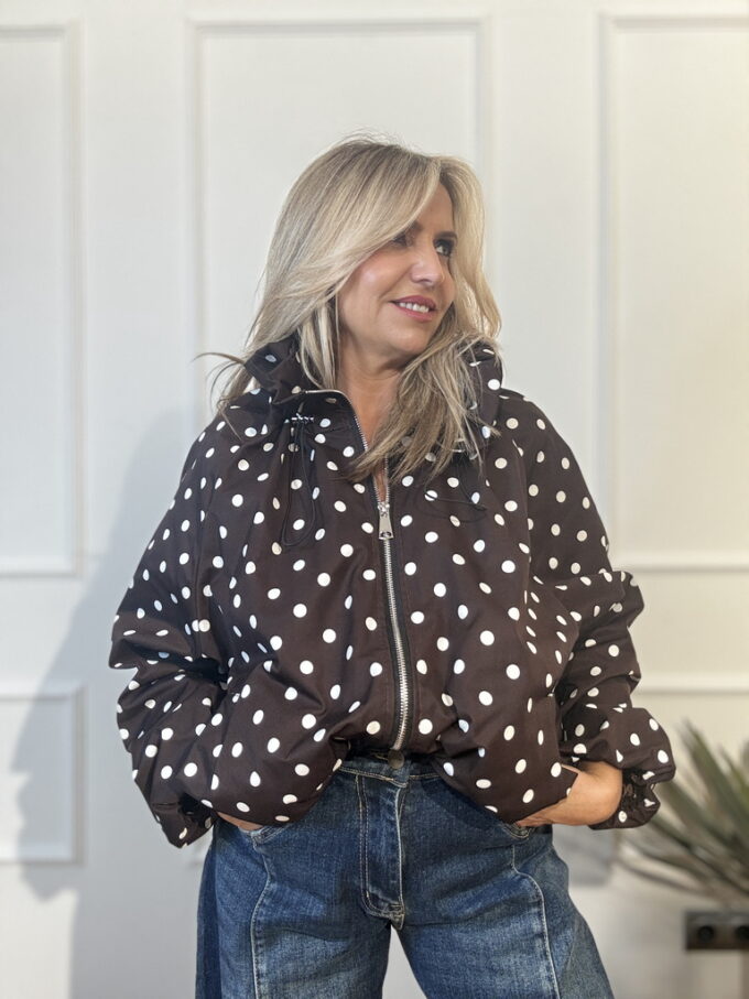 Cazadora Bomber Estampada