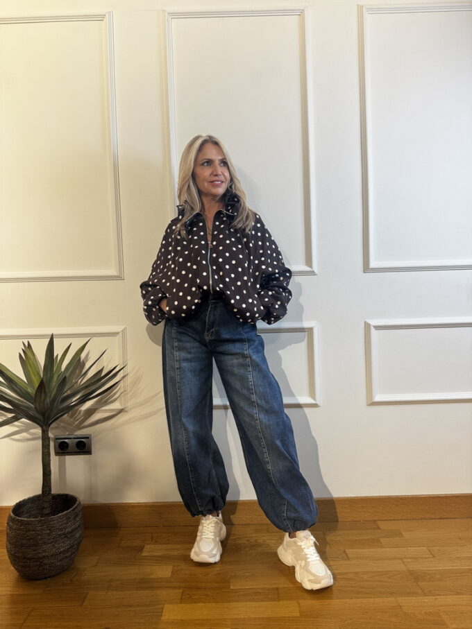 Cazadora Bomber Estampada