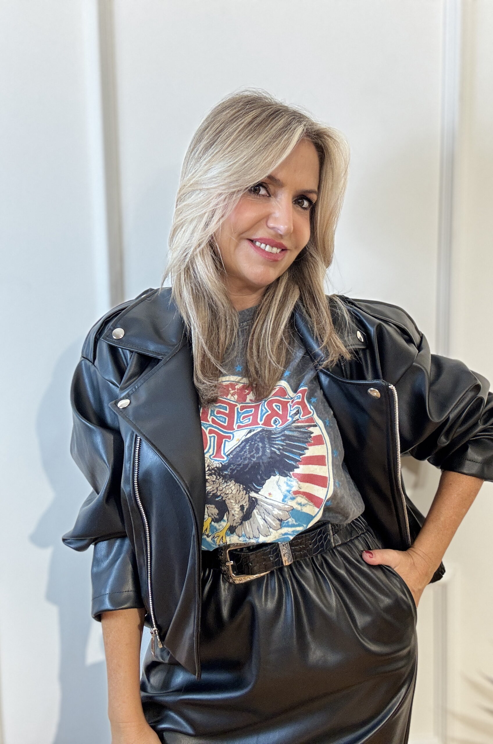 Chaqueta Bomber Polipiel