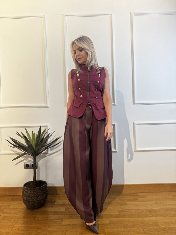 Pantalon Balloon Bicolor