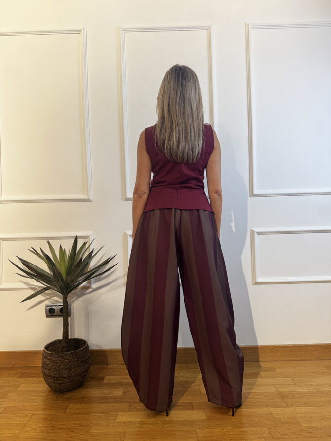 Pantalon Balloon Bicolor
