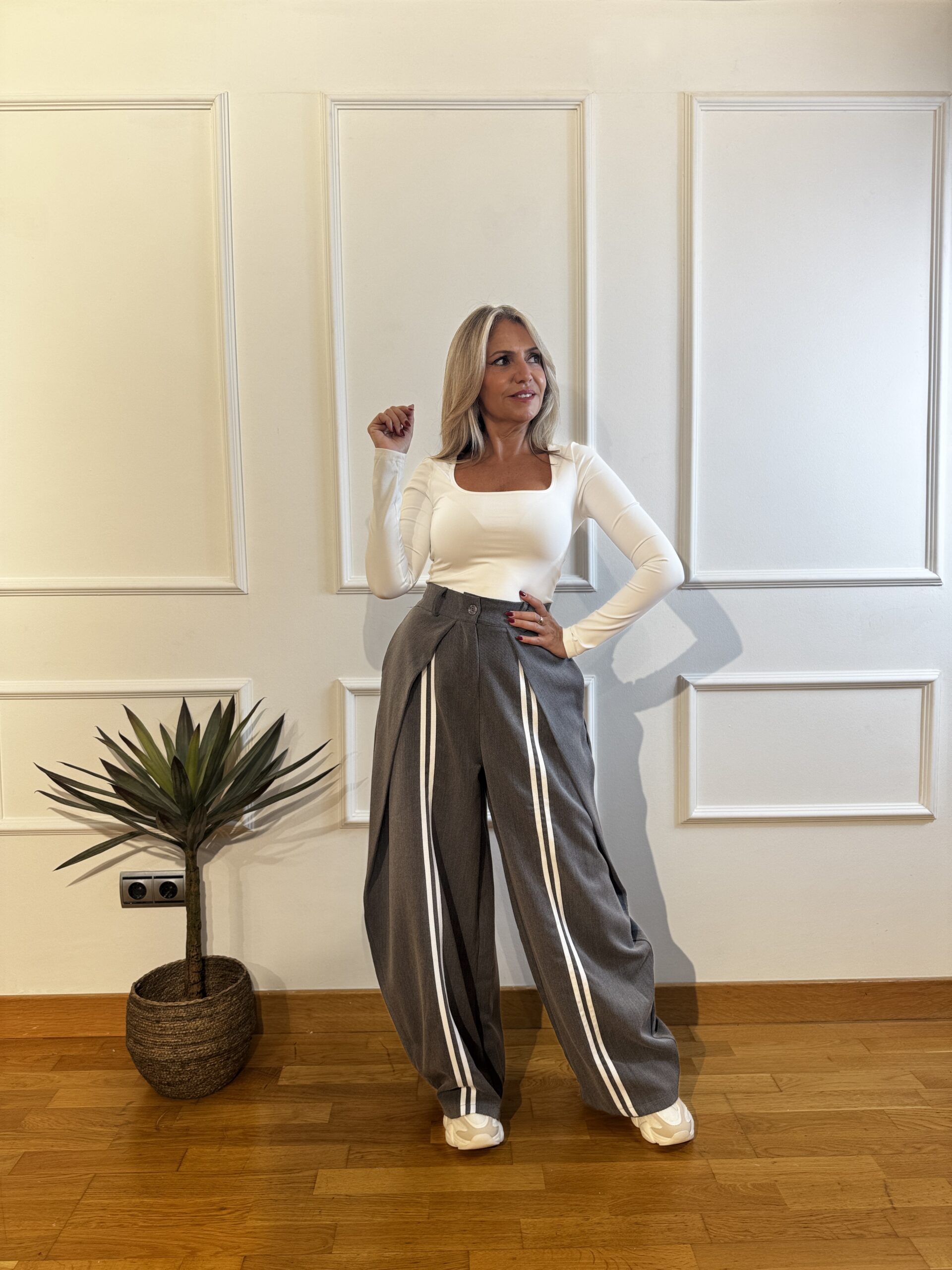 Pantalon Solapado Rayas - Imagen 2